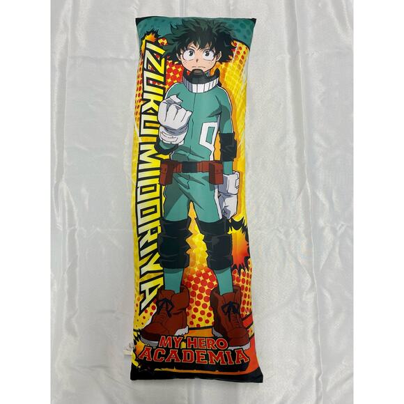 Official Funimation My Hero Academia Deku Izuku Midoriya Body Pillow - Picture 2 of 8